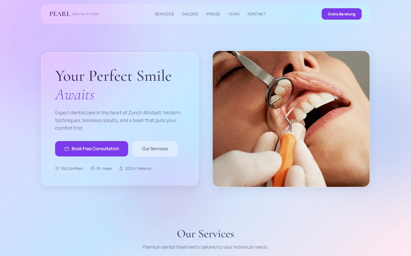 Liquid Glass – Ansicht 1